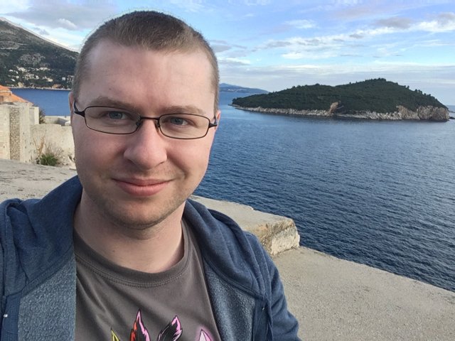 Thomas visiting Dubrovnik